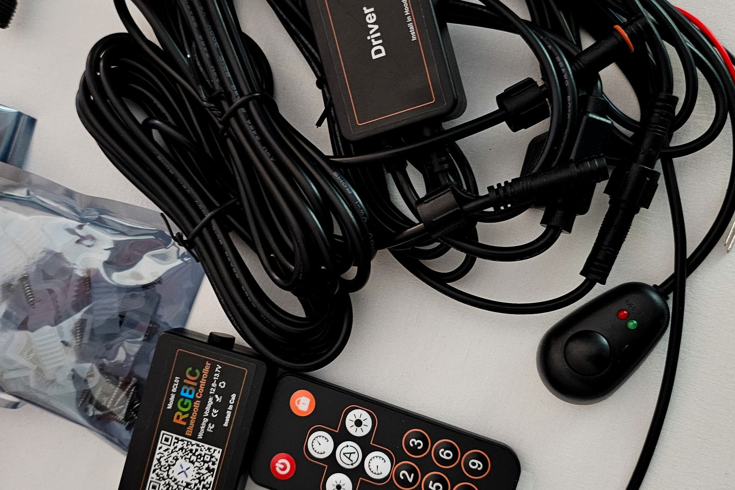 underglow kit remote control driver switch